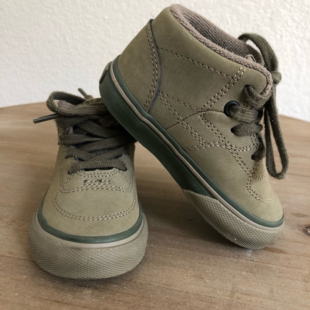Army green half cab toddler vans